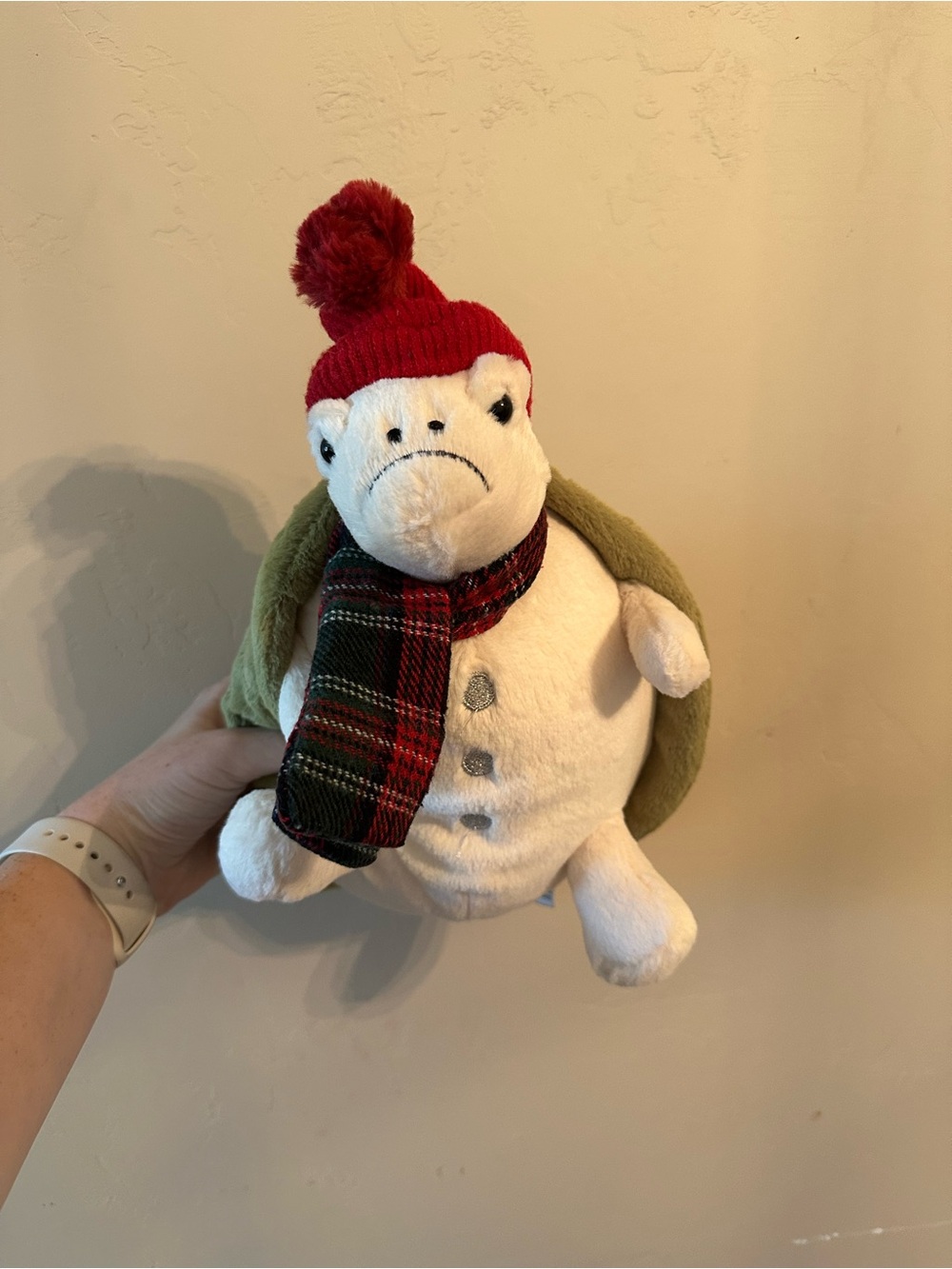 Jellycat snowman Timmy Turtle RETIRED